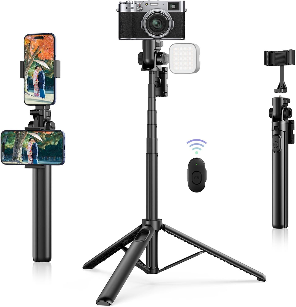 Tripode 158 cm Selfie Stick Ulanzi MT70 Control bluetooth 