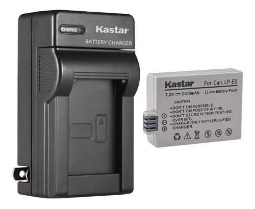 Cargador y Bateria Lp-e5 Para Canon Eos 450d 500d 1000d Kiss Rebel Xs