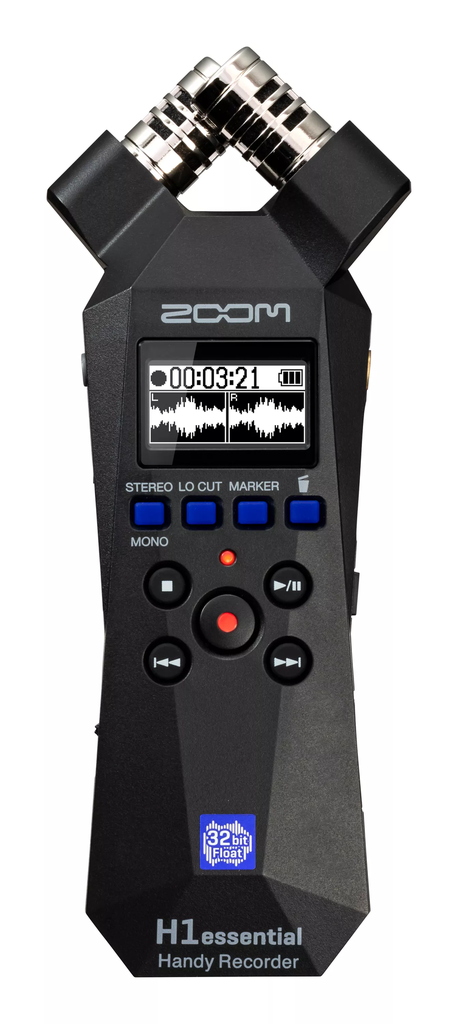 Grabadora Zoom H1essential 32 bit Flotantes 2 Canales