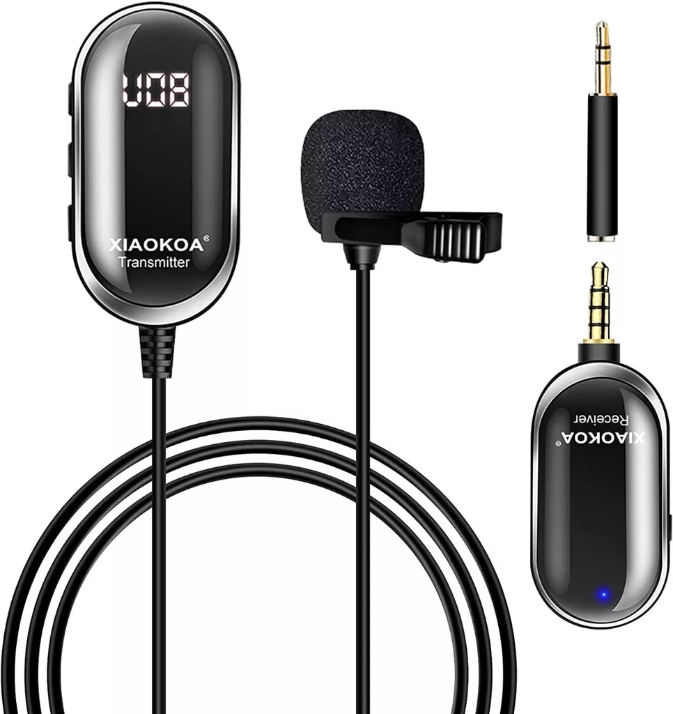 Microfono Balita Inalambrico U13 UHF LCD Smartphone Pc Y Camaras