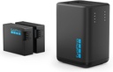 Cargador Bateria dual GoPro 2 baterías Enduro HERO13 Negro