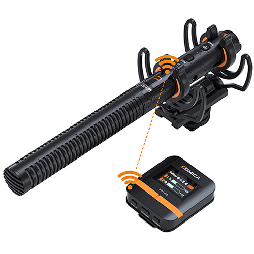 Microfono Shotgun Comica VM40 inalambrico Camaras y mas