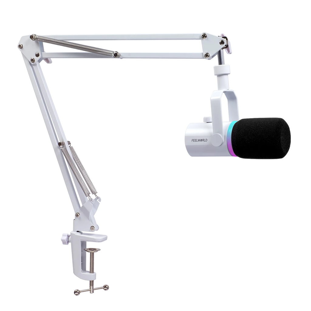 Microfonos Dinamico Feelworld PM1-AS-W Xlr Usb Podcast