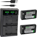 Cargador Dual + Bateria Lp-EL para Canon