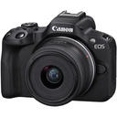 Camara Canon EOS R50 Mirrorless 4K 24.2 MP APSC