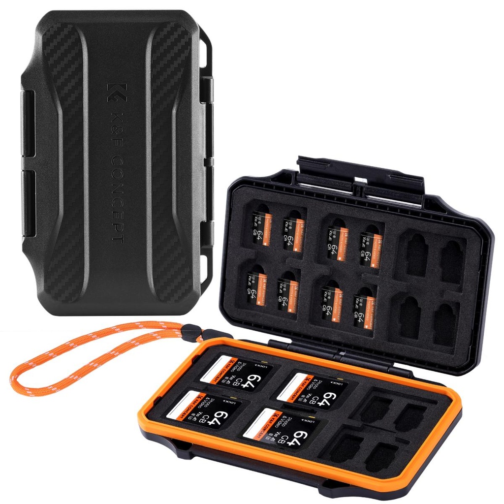 Estuche Memorias K&f Concept 36 Slots SD Micro SD KF31.106