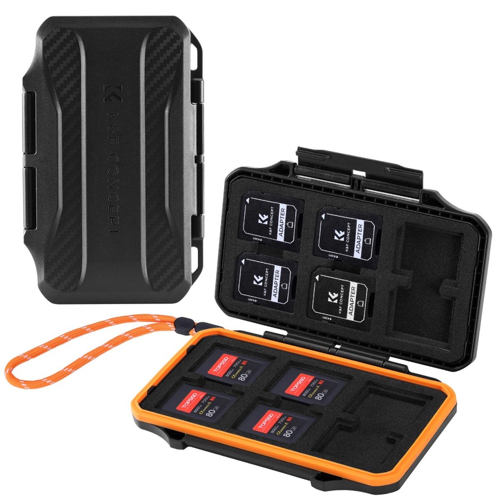 Estuche Memorias K&f Concept 24 Slots SD KF31.109