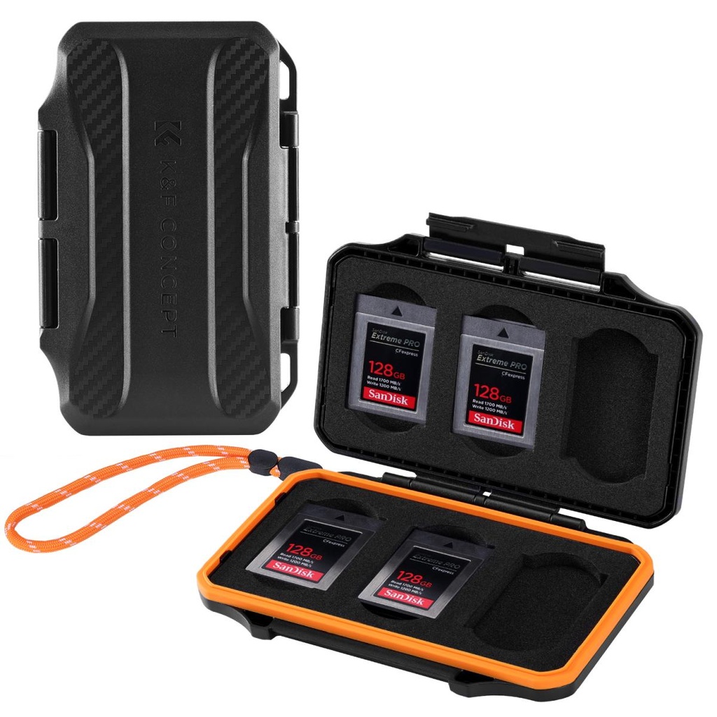 Estuche Memorias K&f Concept 6 Slots XQD Cfexpress Type-B