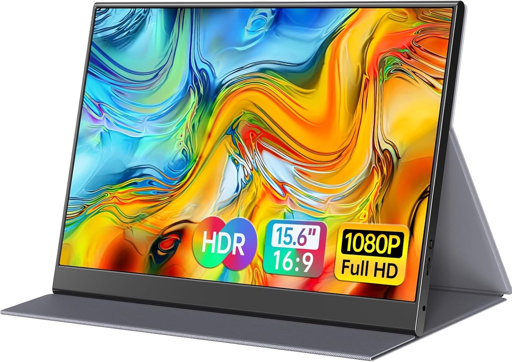 Monitor portatil 15.6 Pulgadas 1080p USB C HDMI