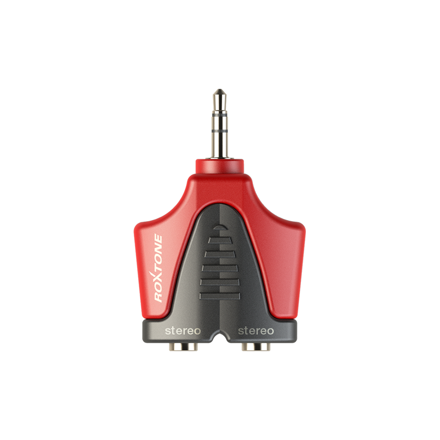 Convertidor Plug Macho 3.5 mm a dual 3.5 mm Hembra Estereo