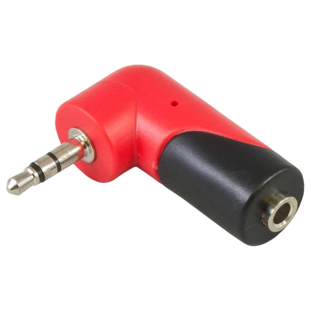 Adaptador Plug Macho 3.5 mm A 3.5 mm Hembra Estereo En L