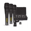 Set de 3 Microfonos Dinamicos SKP Pro 33K