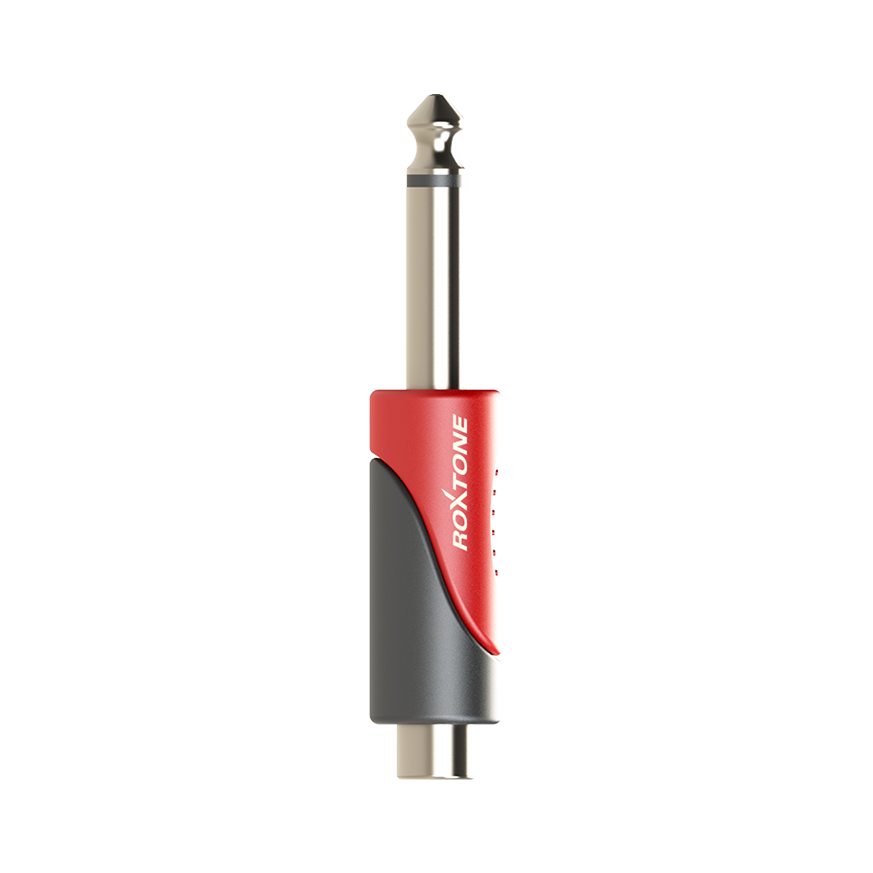 Adaptador Plug Macho 6.3 Mono a RCA Roxtone