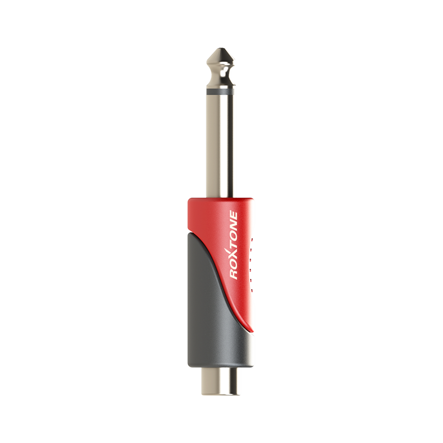 Adaptador Plug Macho 6.3 Mono a RCA Roxtone