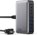 Estacion de Carga GAN III USB 200W 4 Tipo C 4 USB A