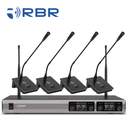 Microfonos Conferencia Cuello Cisne Set 4 RBR BM7074 UHF