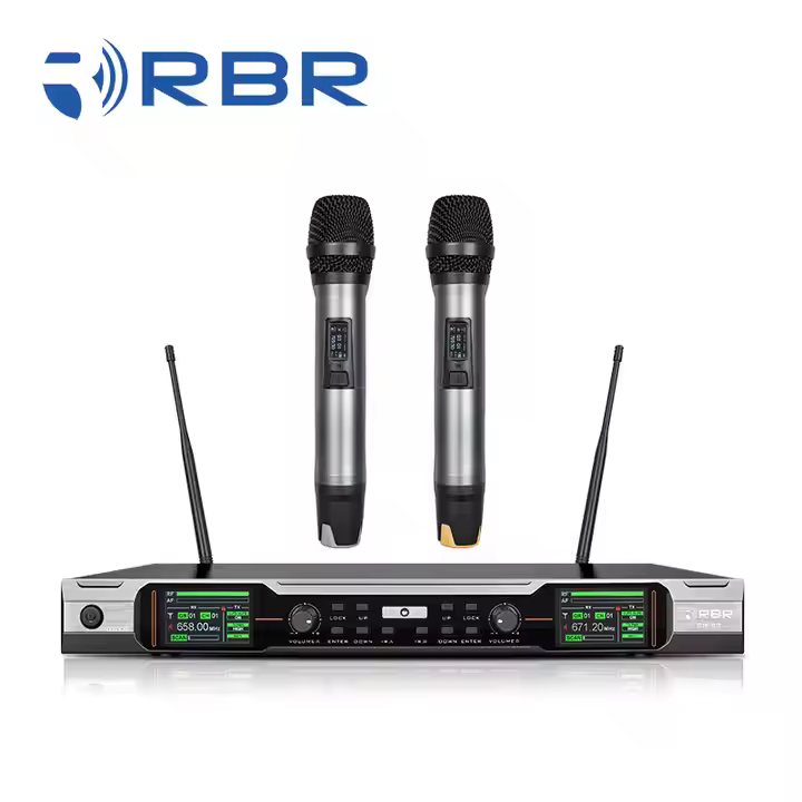 Microfonos Dinamicos BM-87 Uhf Rack Set 2 Microfonos