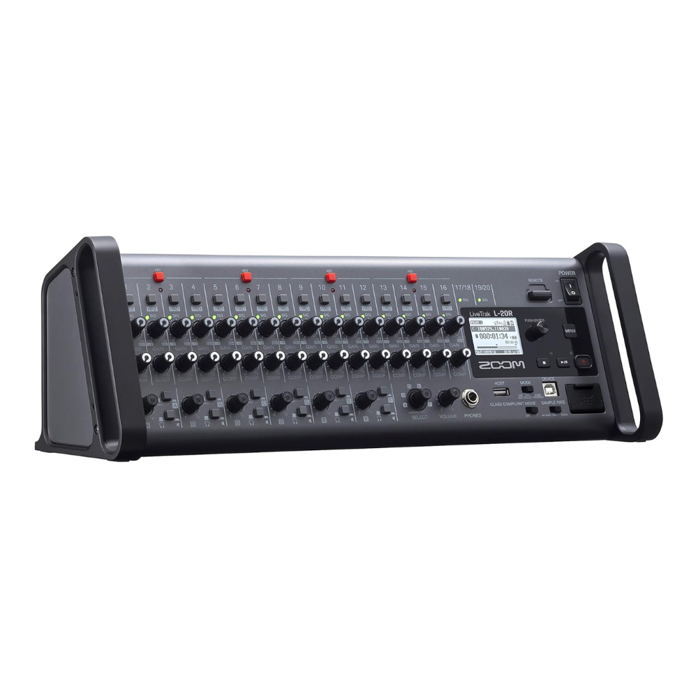 Mezclador Digital Y Grabador Multipista Zoom Livetrak L-20R