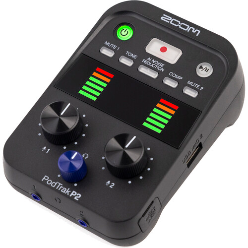 Grabador Podcast Zoom Podtrak P2 USB