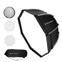 Softbox Octogonal 65CM Quick Release K&f Concept Bowens Mount