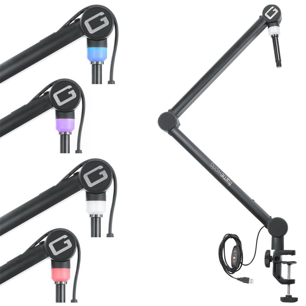 Paral Boom Delux para Escritorio con luz led Gator Frameworks