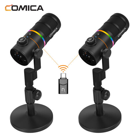 Microfono de Podcast Combo Comica Ejoy D10 Pro D XLR USB Wireless