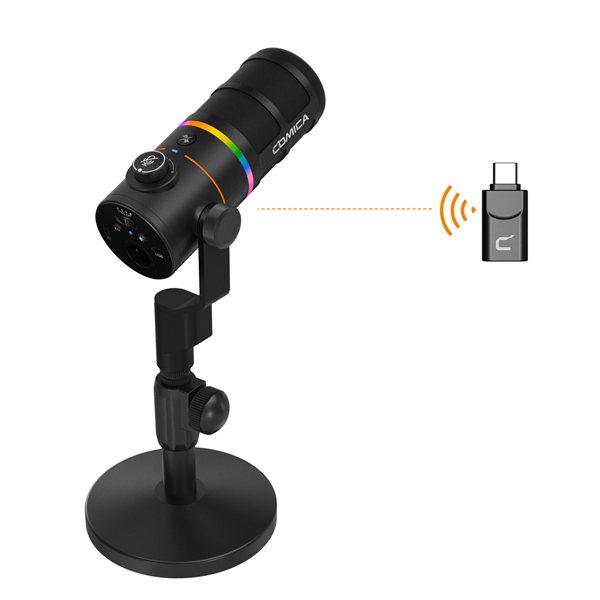 Microfono de Podcast Comica Ejoy D10 Pro D XLR USB Wireless