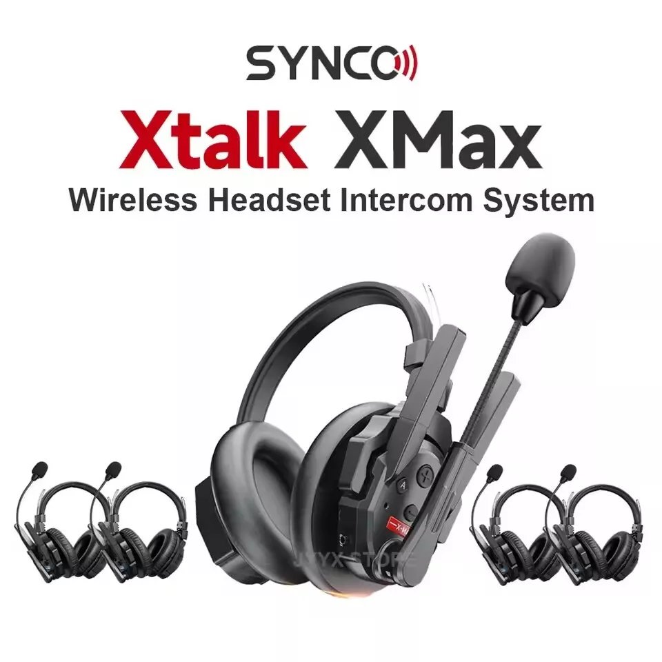 Intercomunicador Synco Xtalk XMax5 Dual Ear 500 Mts Kit 5 und