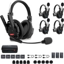 Intercomunicador Synco Xtalk XMax9 Dual Ear 500 Mts Kit 5 und