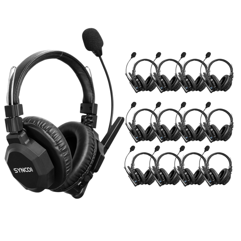 Intercomunicador Synco Xtalk XMax13 Dual Ear 500 Mts Kit 13 und