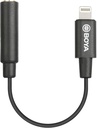 Adaptador iPhone iPad Lightning Plug Trrs 3.5mm Boya Byk3