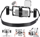 Estabilizador Rig Neewer Metalico Android iPhone Con 2 Grip con correa de cuello