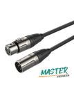 Cable XLR Macho Hembra ROXTONE Master 10 Metros
