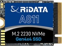 Disco Duro 500GB M.2 2230 Ridata A811 PCIe 4.0 Gen 4x4 SLC Cache NVMe