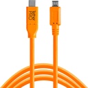 Cable Tipo C a 2.0 Micro-B 5-Pin Tether Tools TetherPro 4,6 Mts