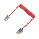 Cable Hdmi A Hdmi 8k Espiral 1.2 Metros Rojo Livegear