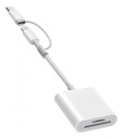 Lector De Tarjetas 2 En 1 Sd Microsd iPhone iPad Macbook