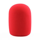 Filtro Windscreen funda para Microfono Dinamico Rojo