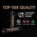  4 pack Baterias Tenergy Recargables AAA 1.2V 1100mAh NiMH